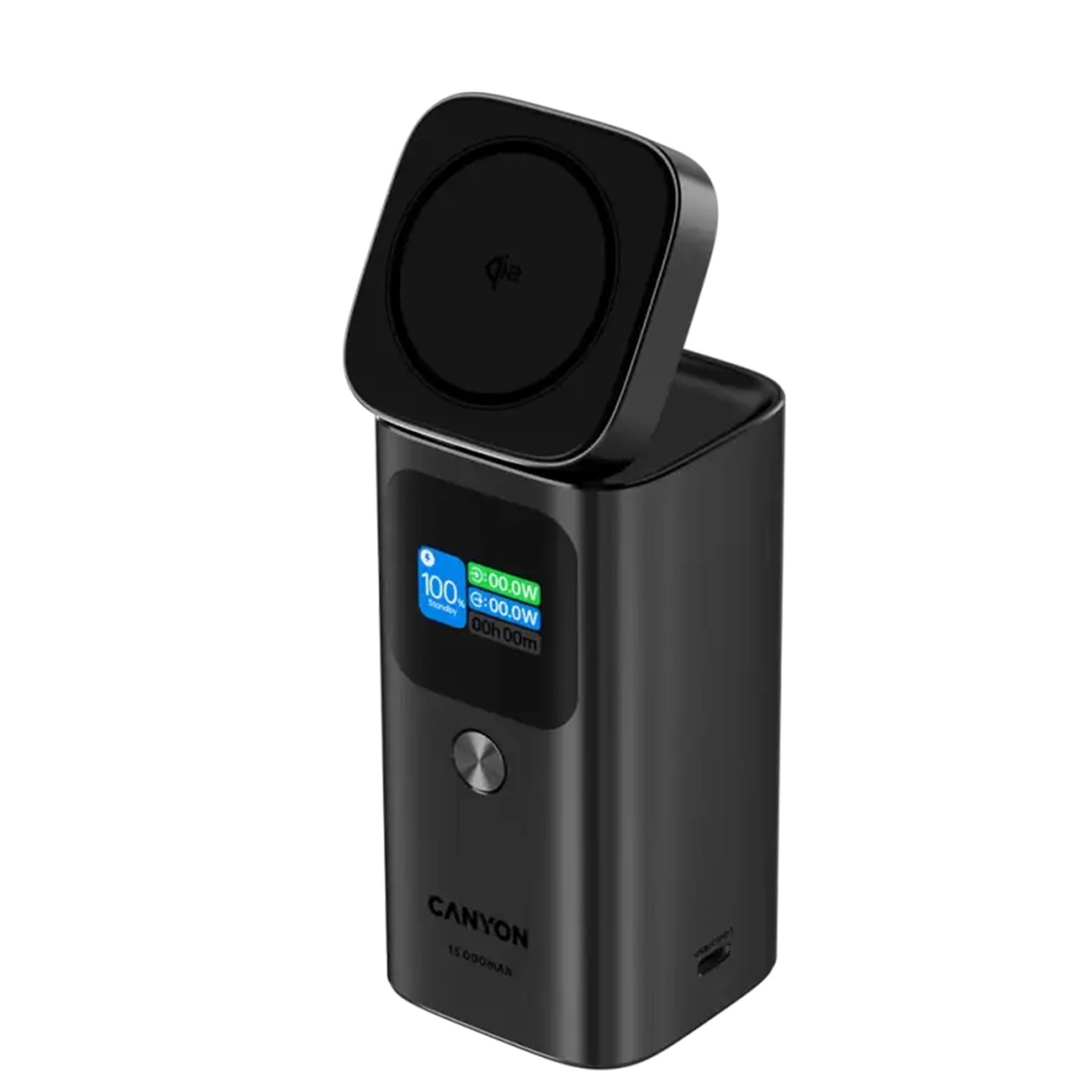 Power bank CANYON OnPower 150 15000mAh Qi2 Magnetic Wireless PD 100W CNS-CPB150DG — 4
