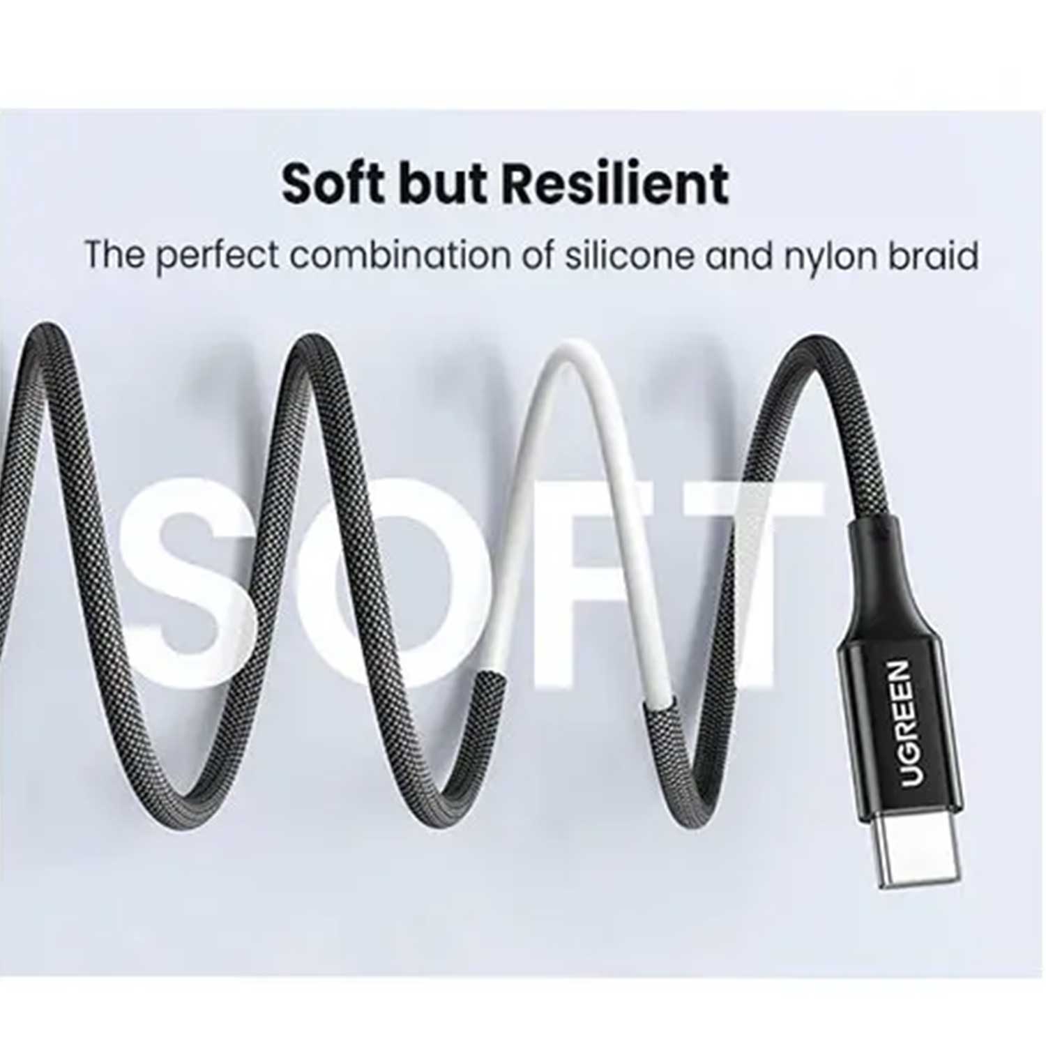 Cable UGREEN US557 Type-C to Type-C 100W 15275 — 2