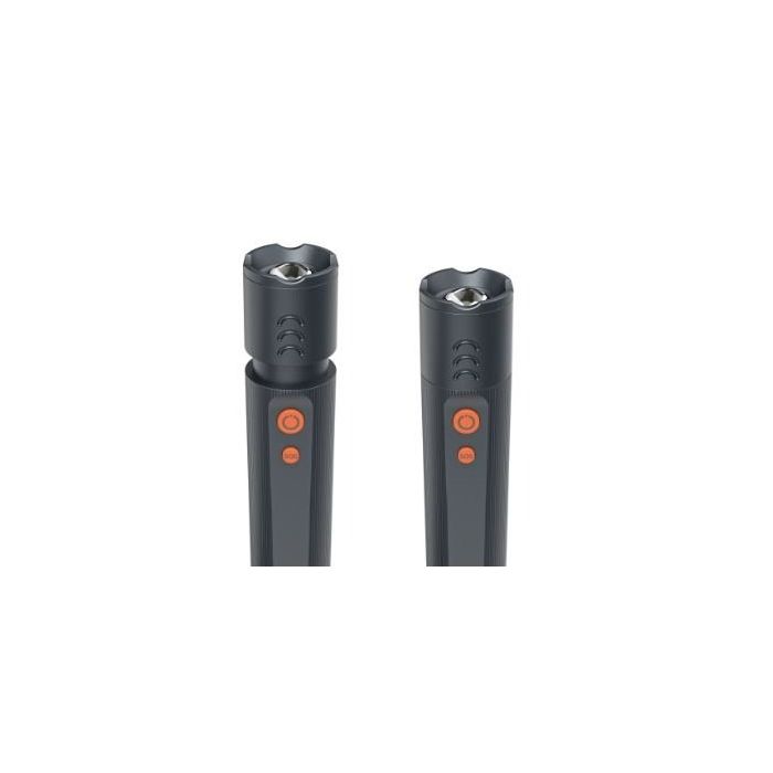 “FLX1000 LED Torch Batteries Shockproof Aluminium 4 Modes SOS Zoom 228606 — 5