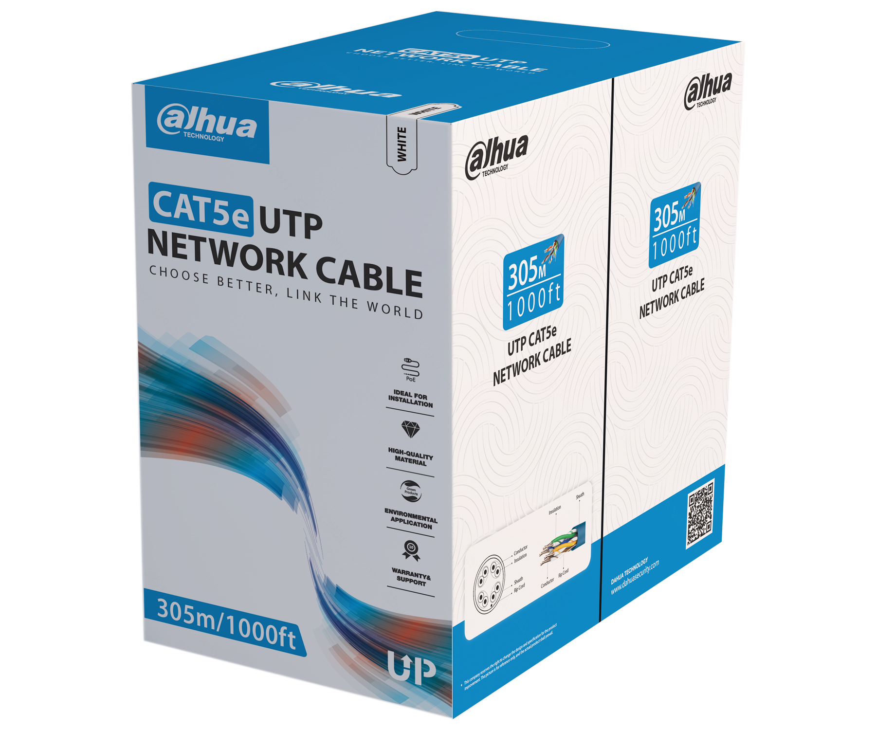Dahua DH-PFM920I-5EU-U 5e UTP cables 5e network cable 305m — 2