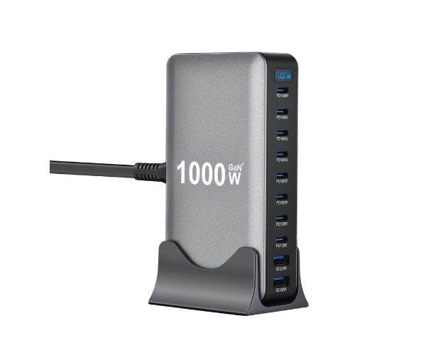 GAN 4 PRO 8 Type-C 2 USB-A ultra-powerful next-generation charging station 1000W — 2