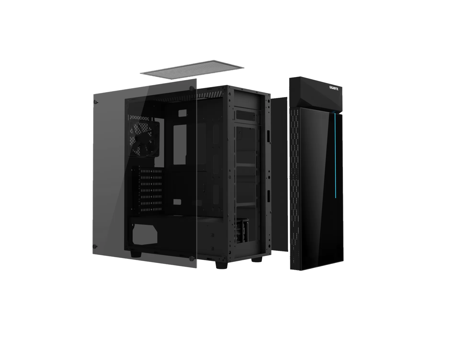 MidiTower MITX W O PSU GB-C200G Gigabyte — 3