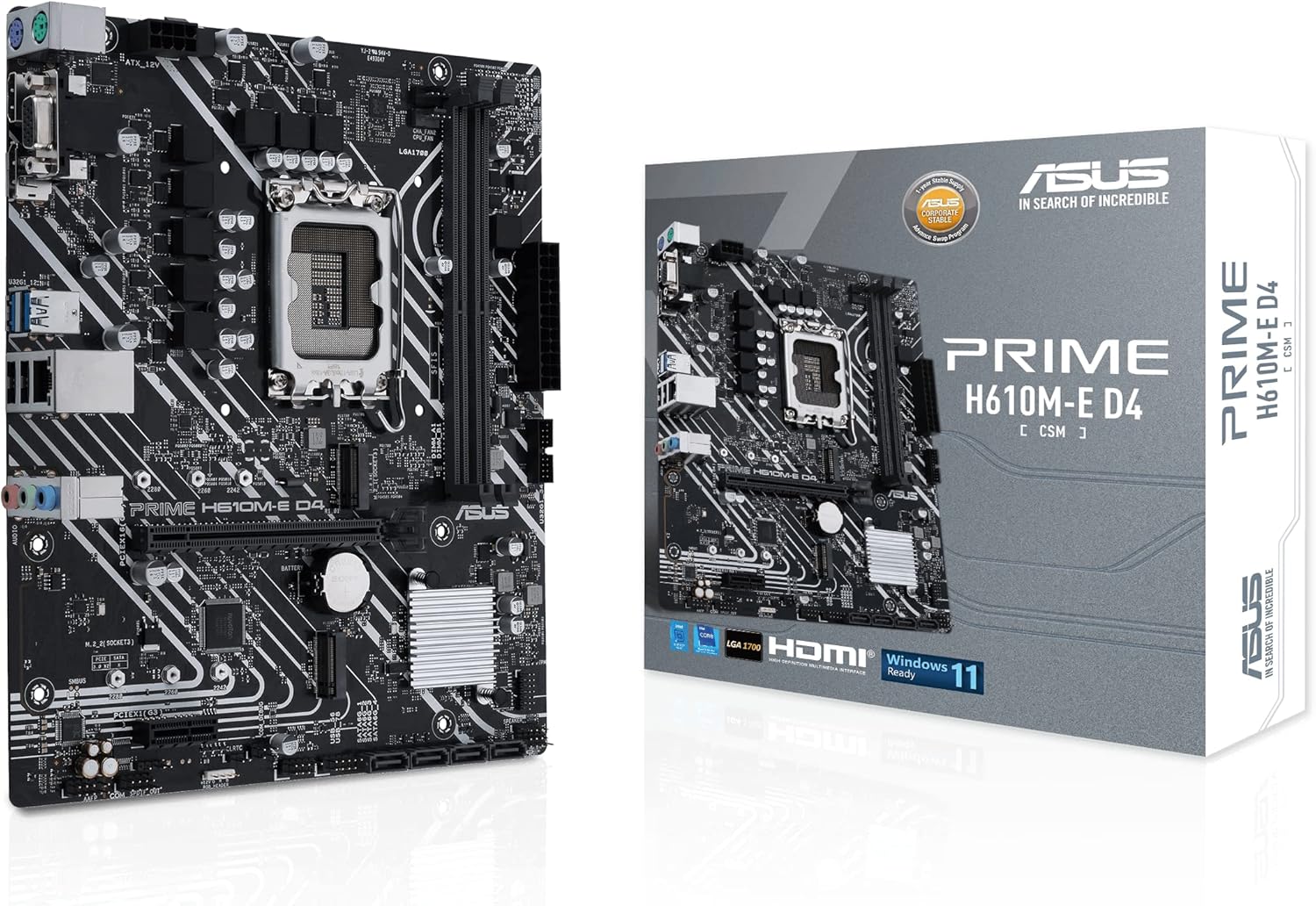 Motherboard ASUS H610M-E D4 — 2