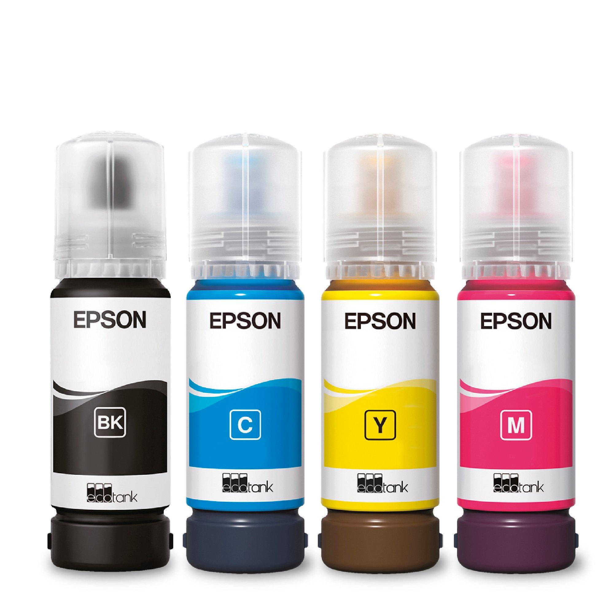 Epson 103 4 Colour Multipack Ink Bottles L1110 L3100 L3101 L3110 L3150 L3151 L3156 L3160 L5190 C13T00S64A — 2