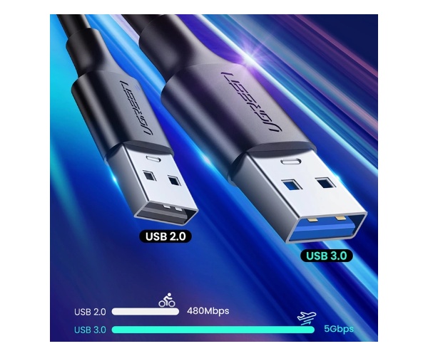 Մալուխ UGREEN USB 3.0 A Male to Type C Male Cable Nickel Plating 20884 — 2