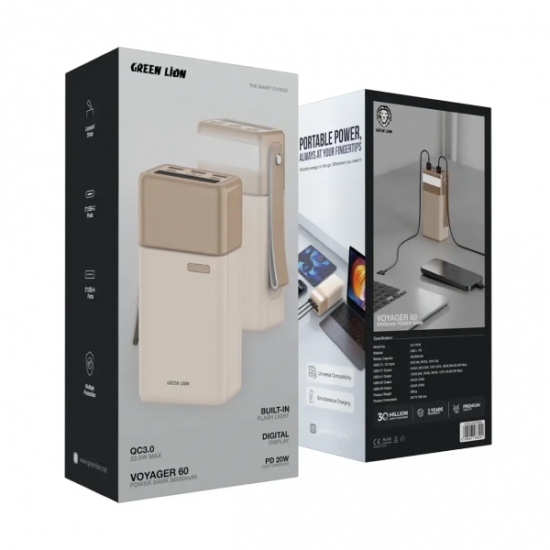 Lion Voyager 60 Power Bank 60000mAh PD 20W — 3