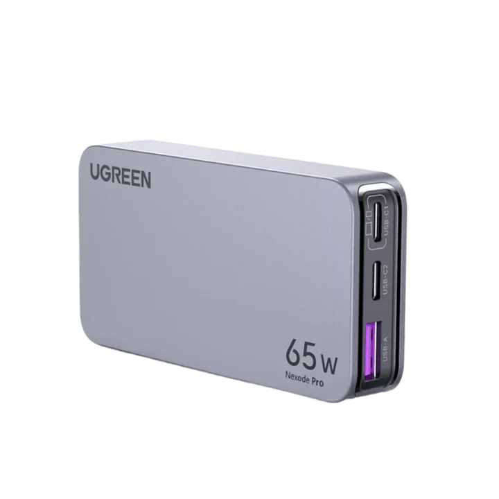 UGreen Nexode Pro 3 Port Gan Ultra Slim Fast Charger 25356 65W — 2
