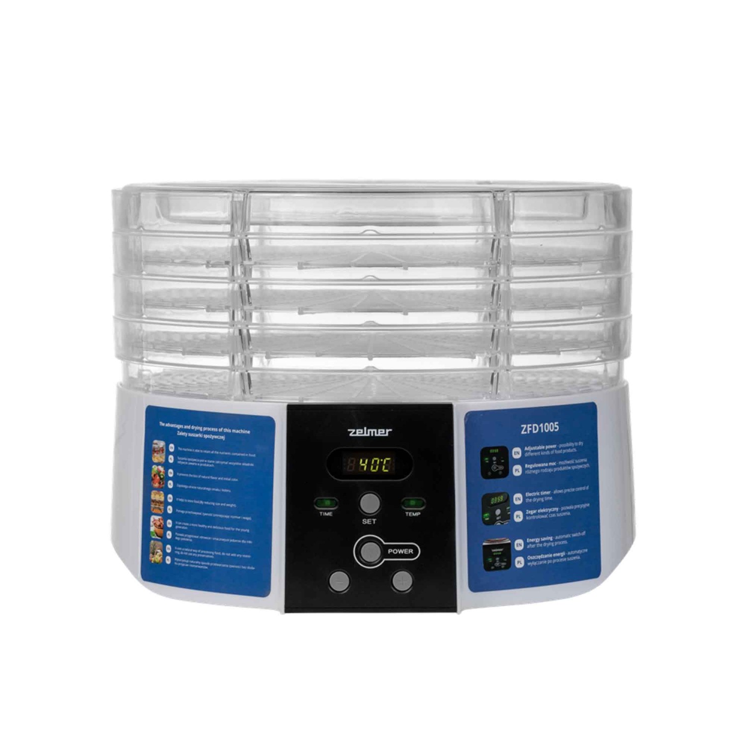 Food dehydrator Zelmer ZFD1005 — 2