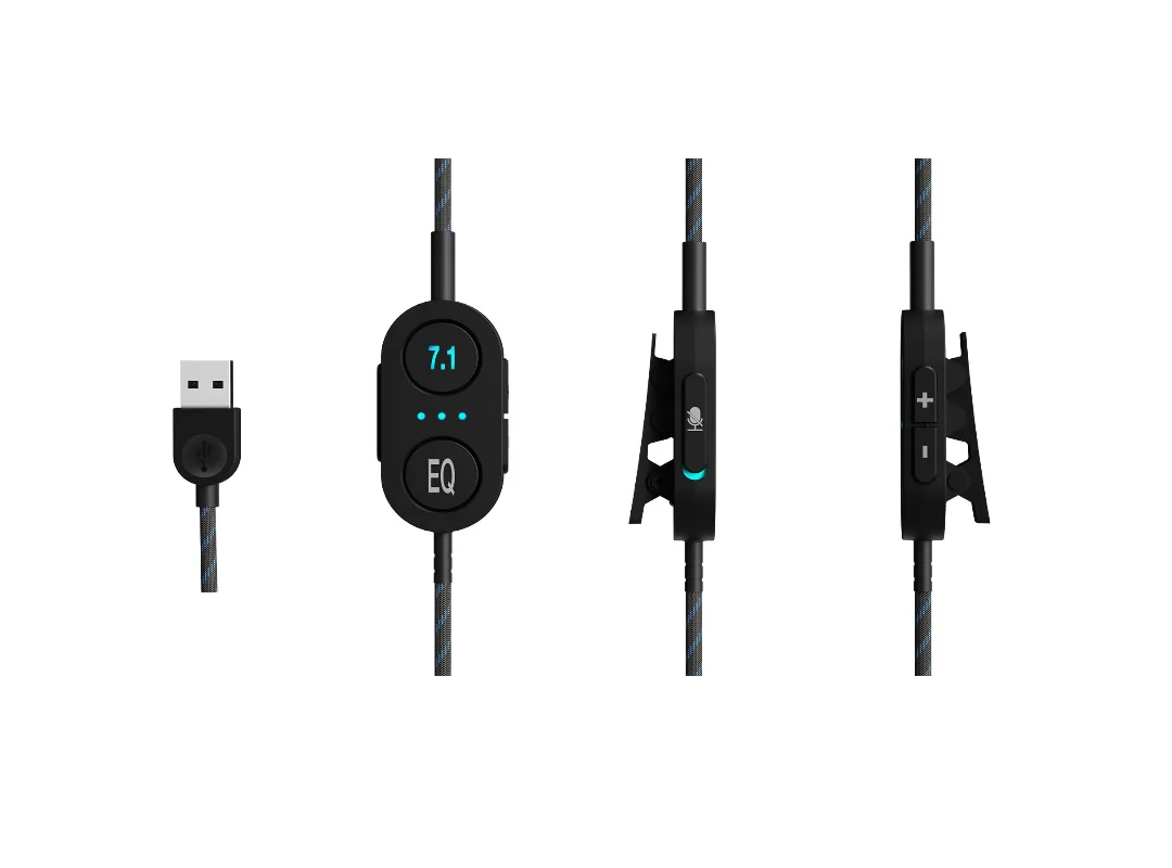 Ականջակալ Lenovo Legion H500 Pro 7.1 Surround Sound Gaming Headset — 3