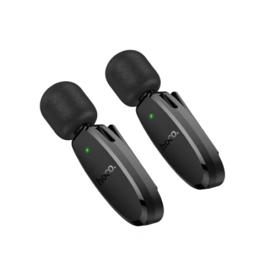 Hoco Dual-mic clip-on wireless digital Lightning Type-C Microphone L15 — 3