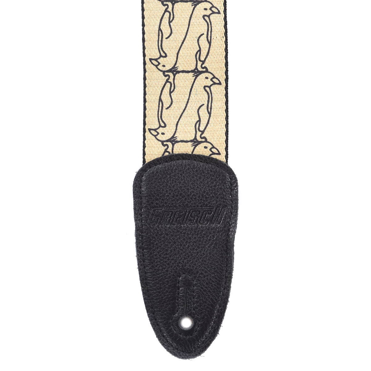 Gretsch Guitar Strap DBLPENG GLD BLK — 2