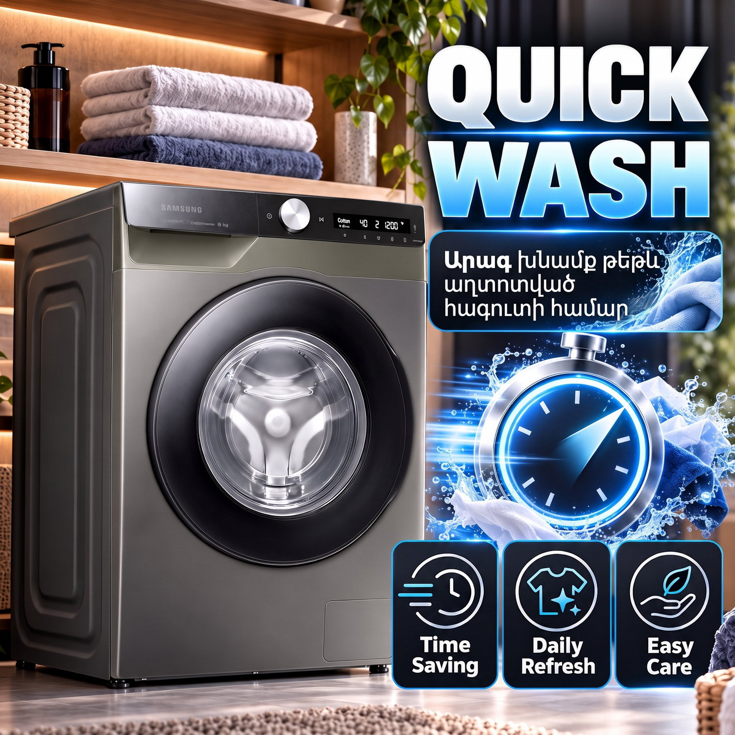 Стиральная машина Samsung WW70AG6S23AXLP 7 кг — 12