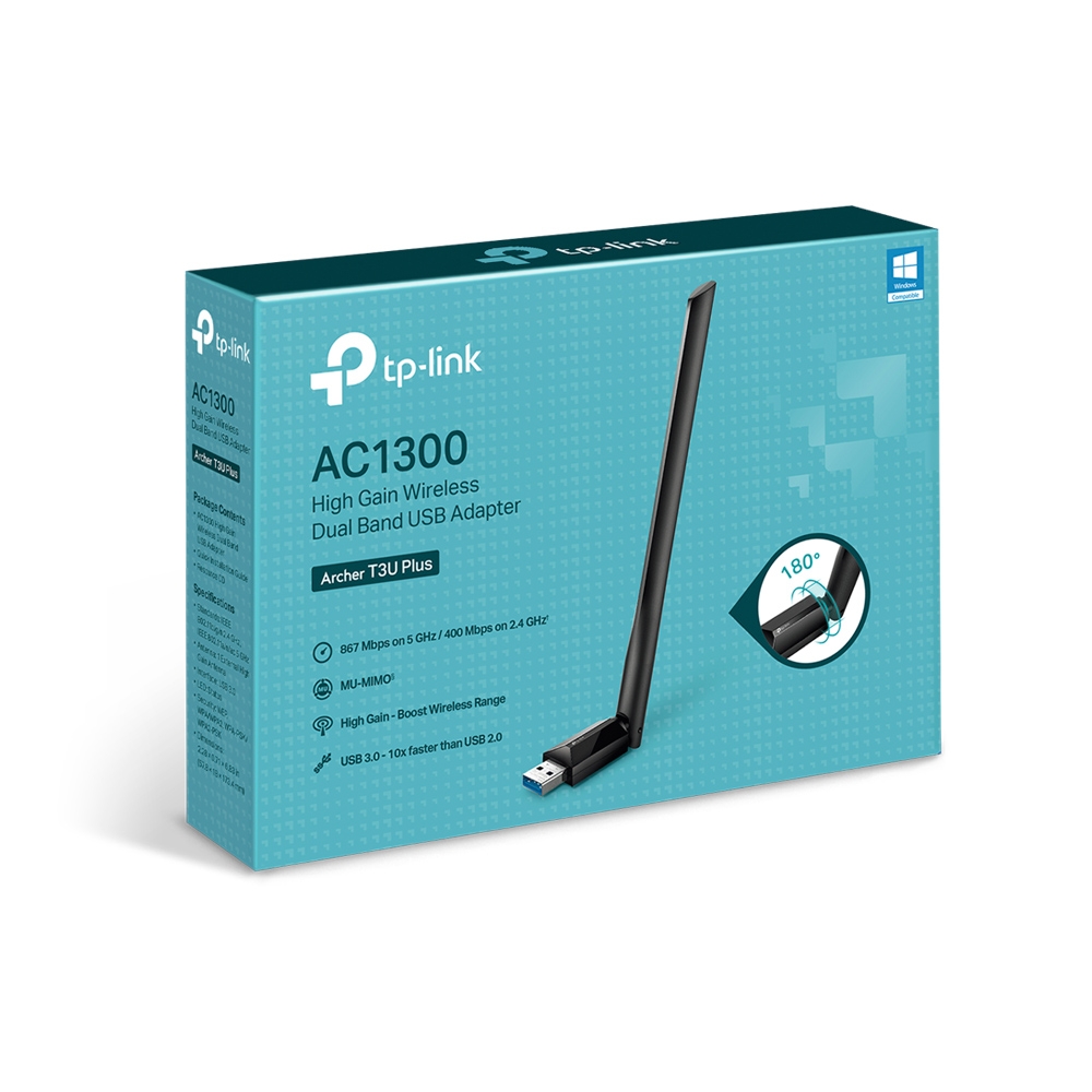 USB-адаптер WiFi TP-Link Archer T3U Plus AC1300 — 2