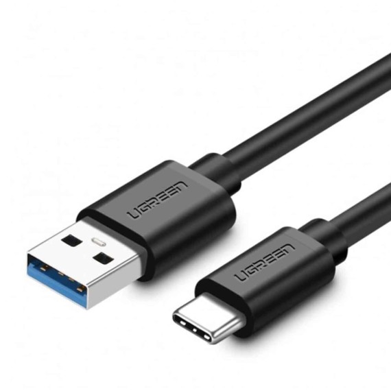 Cable UGREEN USB-A to USB-C Nickel Plating BK 20884 — 2
