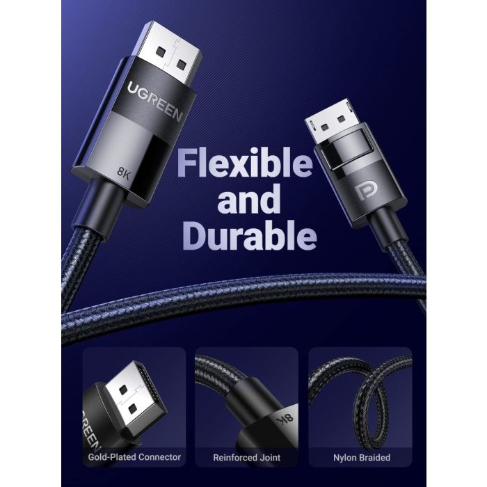UGREEN Display Port to HDMI 8K Cable 80397 — 2