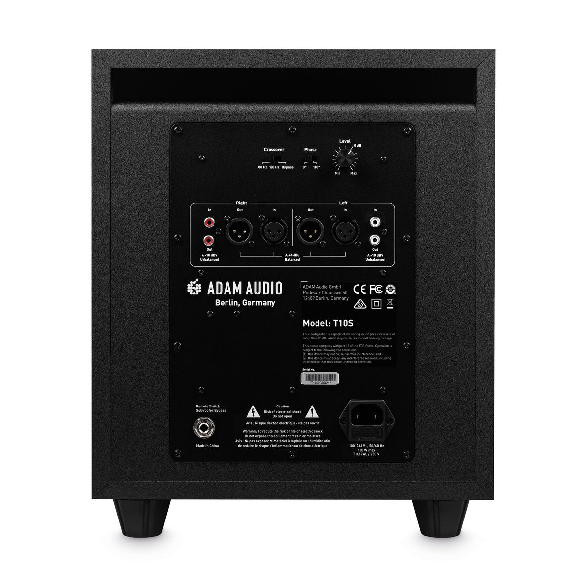 ADAM Audio T10S Active Studio Subwoofer — 2