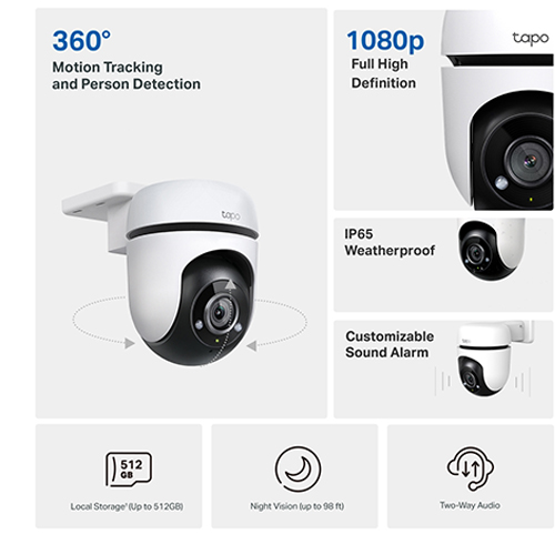 TP-Link TC40 Outdoor PTZ WiFi Camera — 2