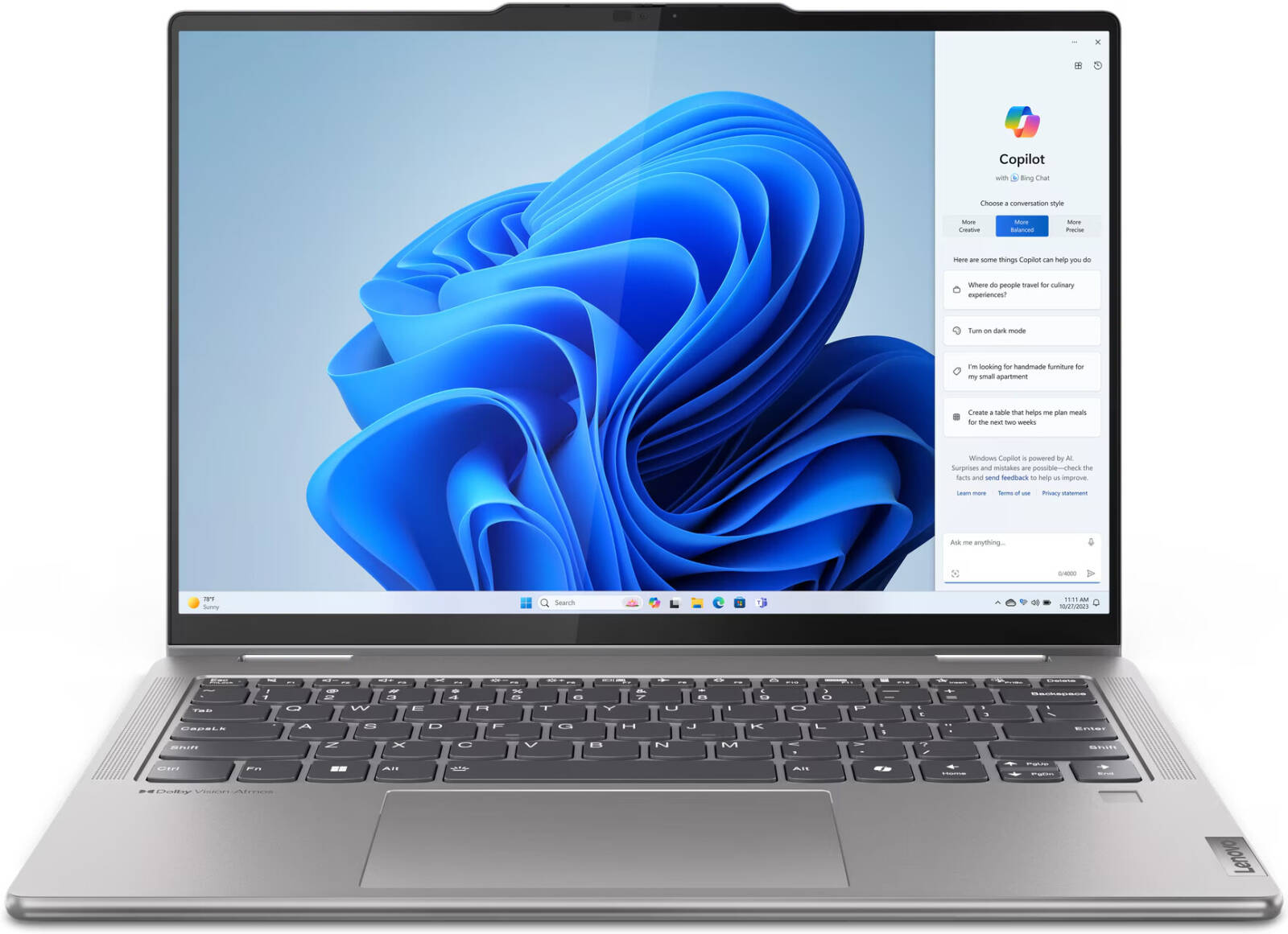 YOGA Yoga 7 2-in-1 14AHP9 83DK006GRK 14 WUXGA OLED 400nits MT 360°Ryzen5 Win 11 Home