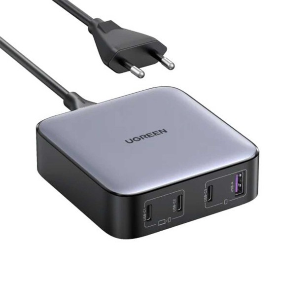 Power adapter UGREEN CD328 Nexode GaN Fast Charging PD 4 Ports BK 90928 100W — 2