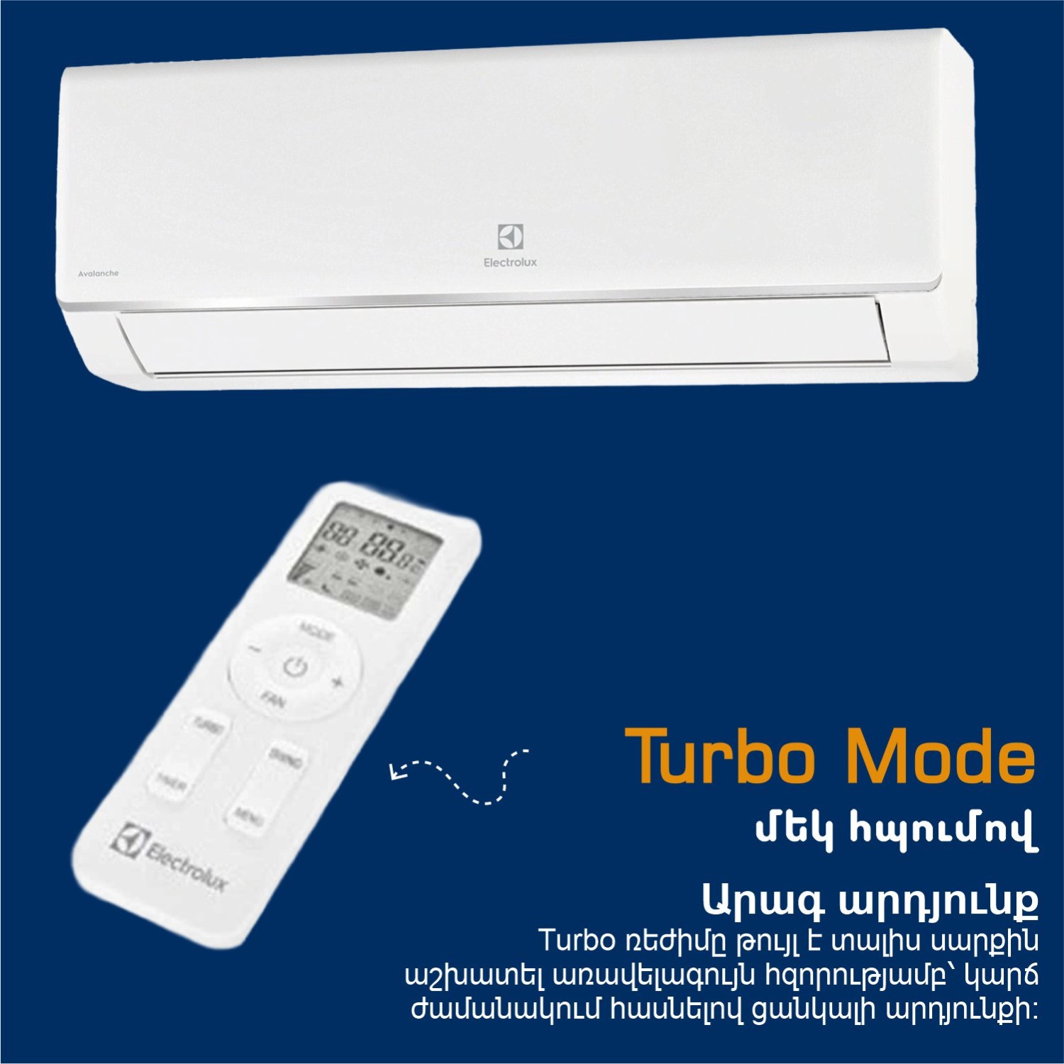 Air conditioner ELECTROLUX AVALANCHE EACS I-18HAV — 5