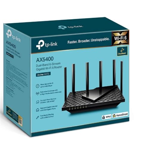 Dual Band WiFi 6 Gigabite router Tp-Link Archer AX55 AX3000 2402 574Mbps — 3