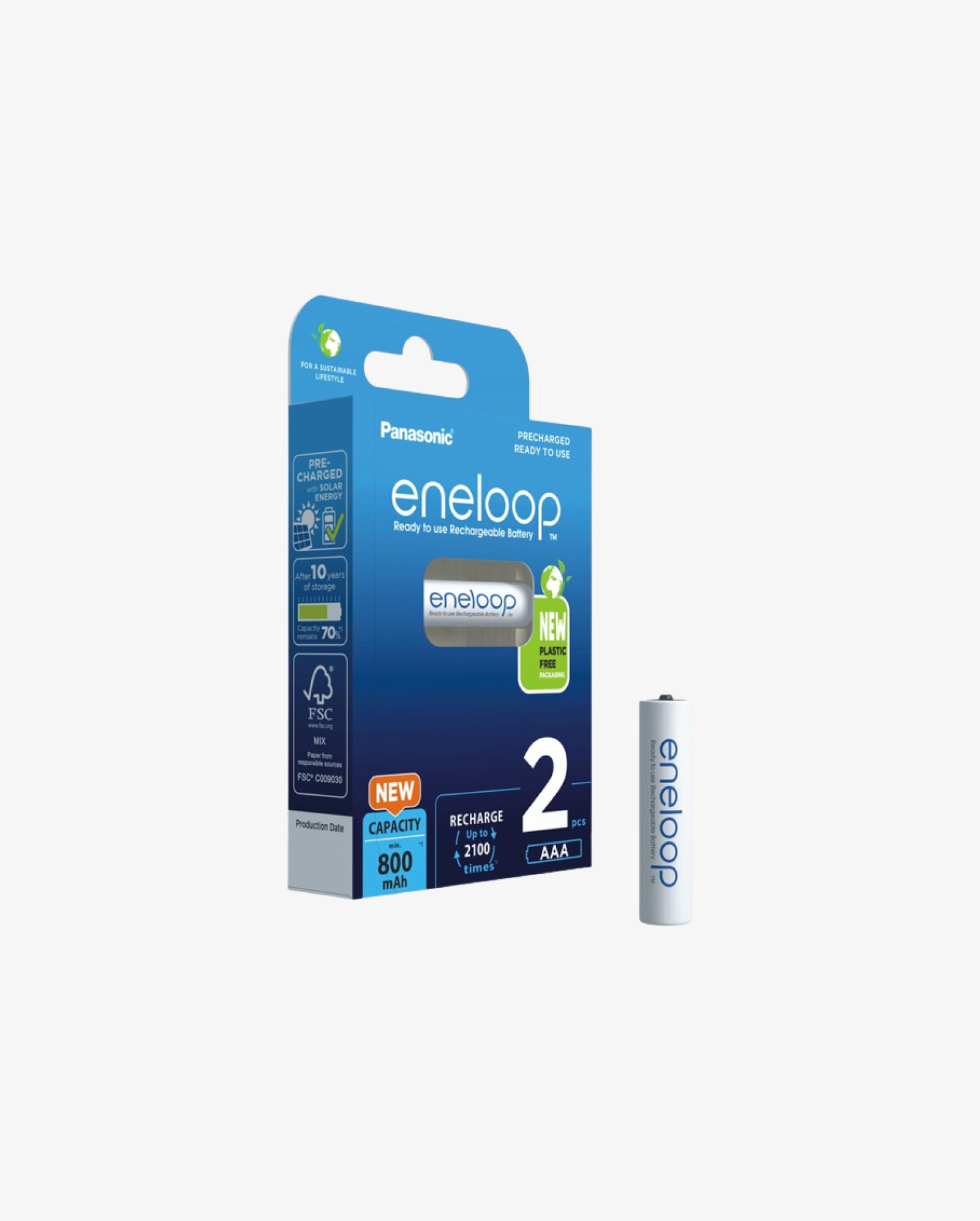 Аккумуляторы Panasonic BK-4MCDE 2BE — 2
