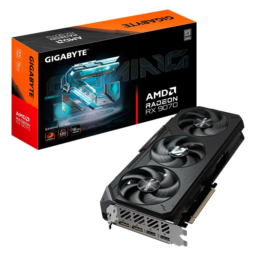 Gigabyte Radeon RX 9070 Gaming OC GDDR6