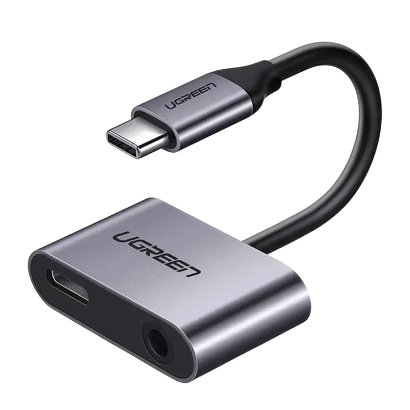 Аудиоадаптер UGREEN CM193 USB-C+ 3.5mm 50596 — 2