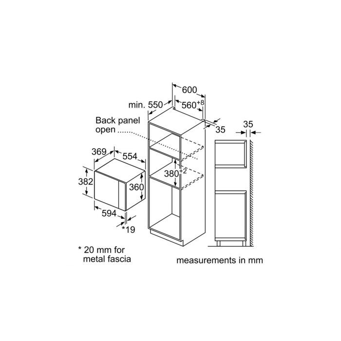 Built-in microwave oven BFL554MS0 — 4