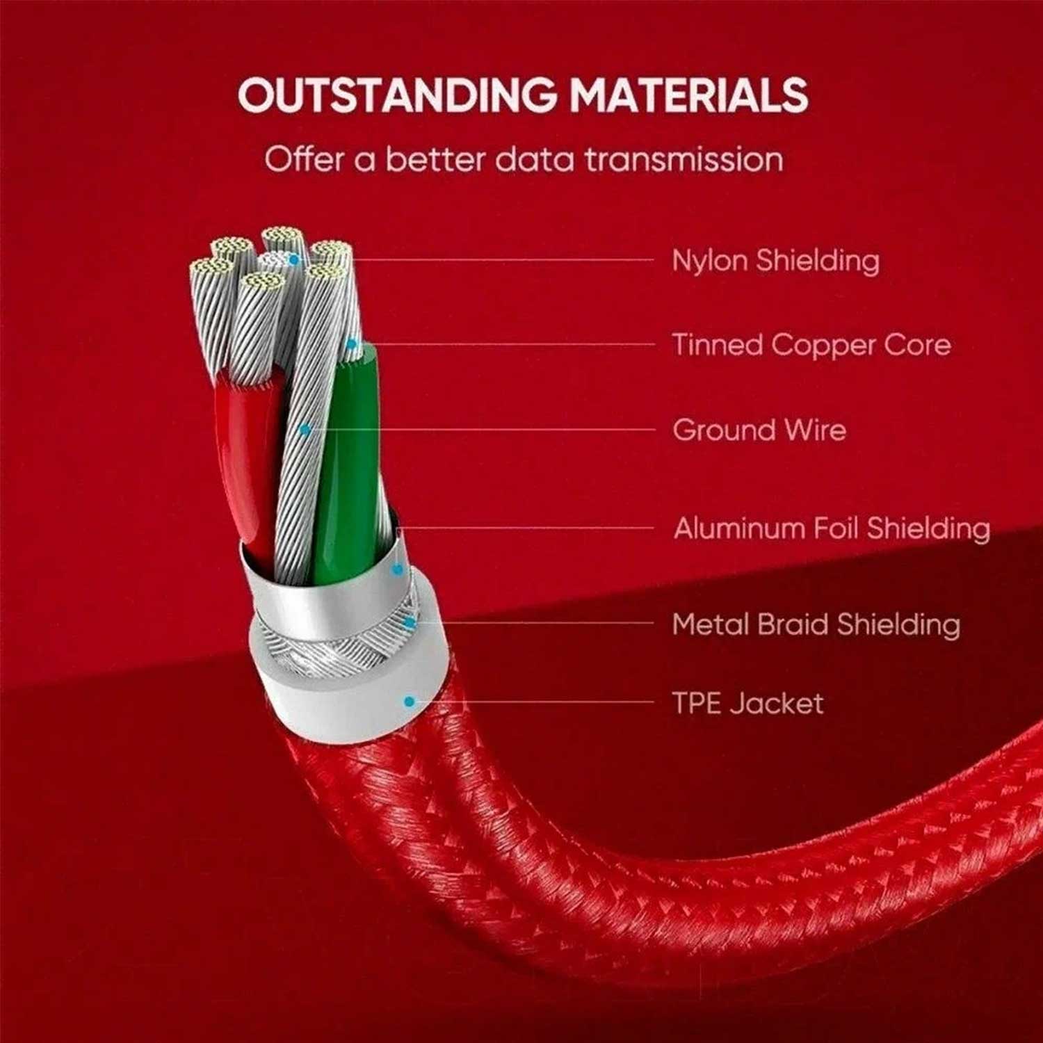Cable UGREEN US293 USB-A to Lightning 80635 — 4