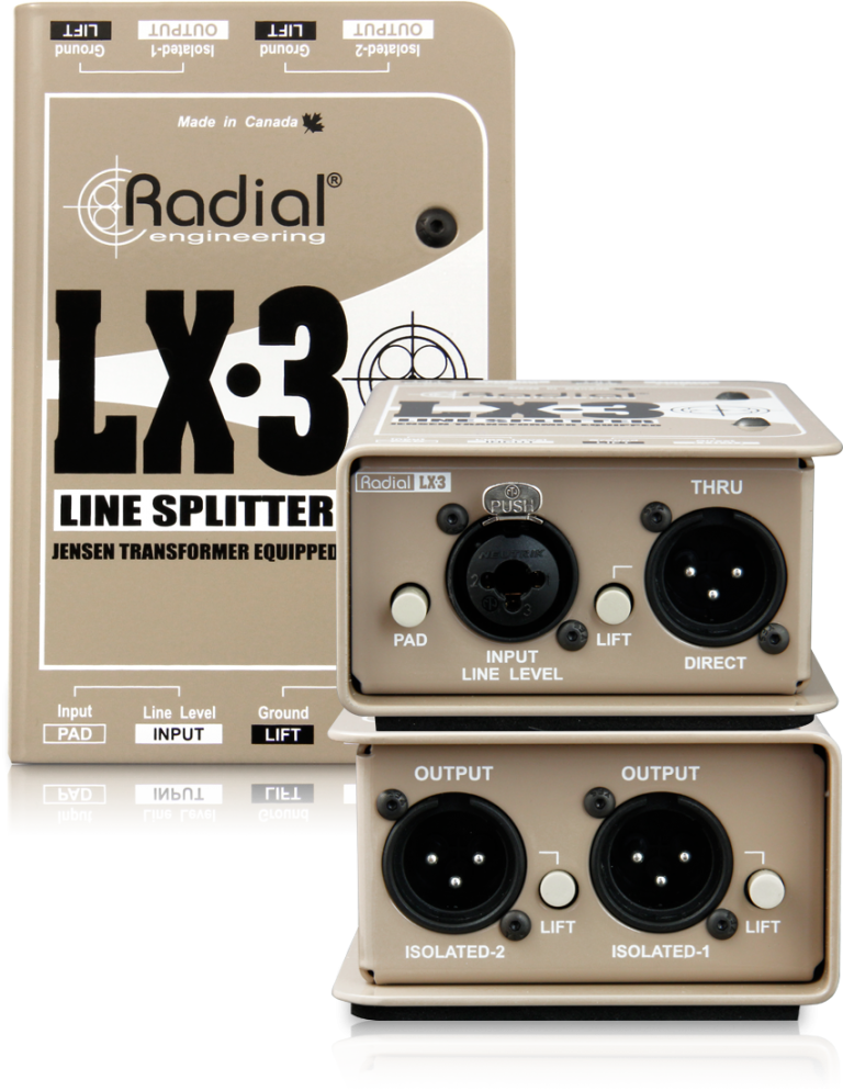 Radial LX-3 Line Level Splitter — 2