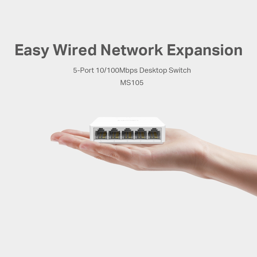 Mercusys 5-Port 10 ps Desktop Switch MS105 — 2
