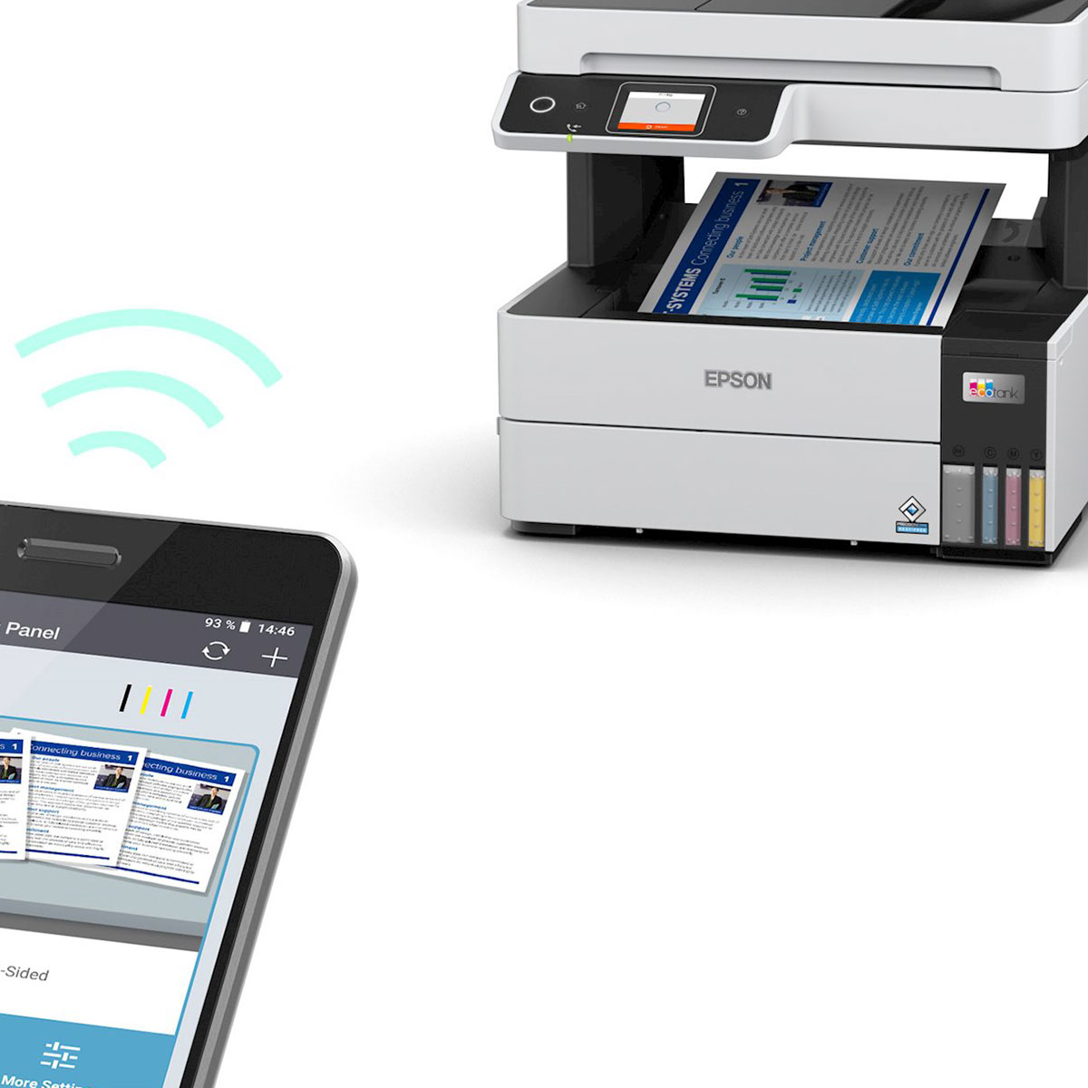 Epson EcoTank L6490 A4 Colour Ink jet with Ink Tank MF with LCD Print Duplex Print Copy Scan WiFi — 6