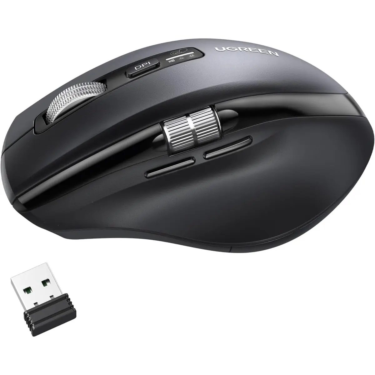 UGreen Thumb Wheel & Side Scrolling Multi-Mode Wireless Bluetooth Mouse 45792 — 3