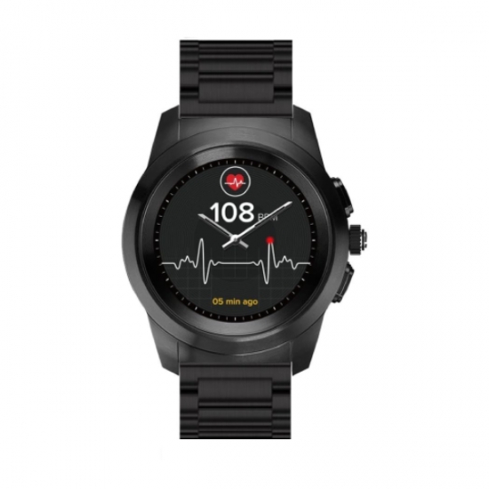 MyKronoz Smart Watch ZeTime Elite Regular 44mm Brushed Metal Link — 2