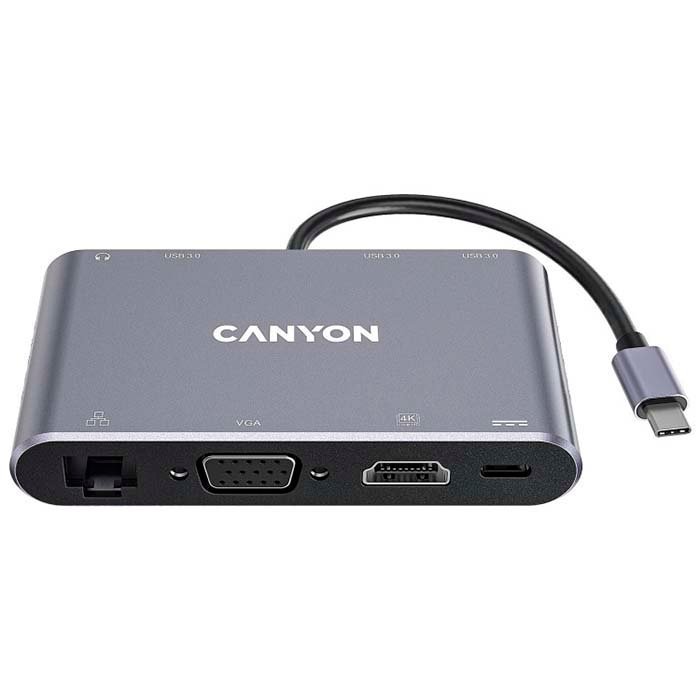 Canyon 8 Port USB-C Hub DS-14 — 2