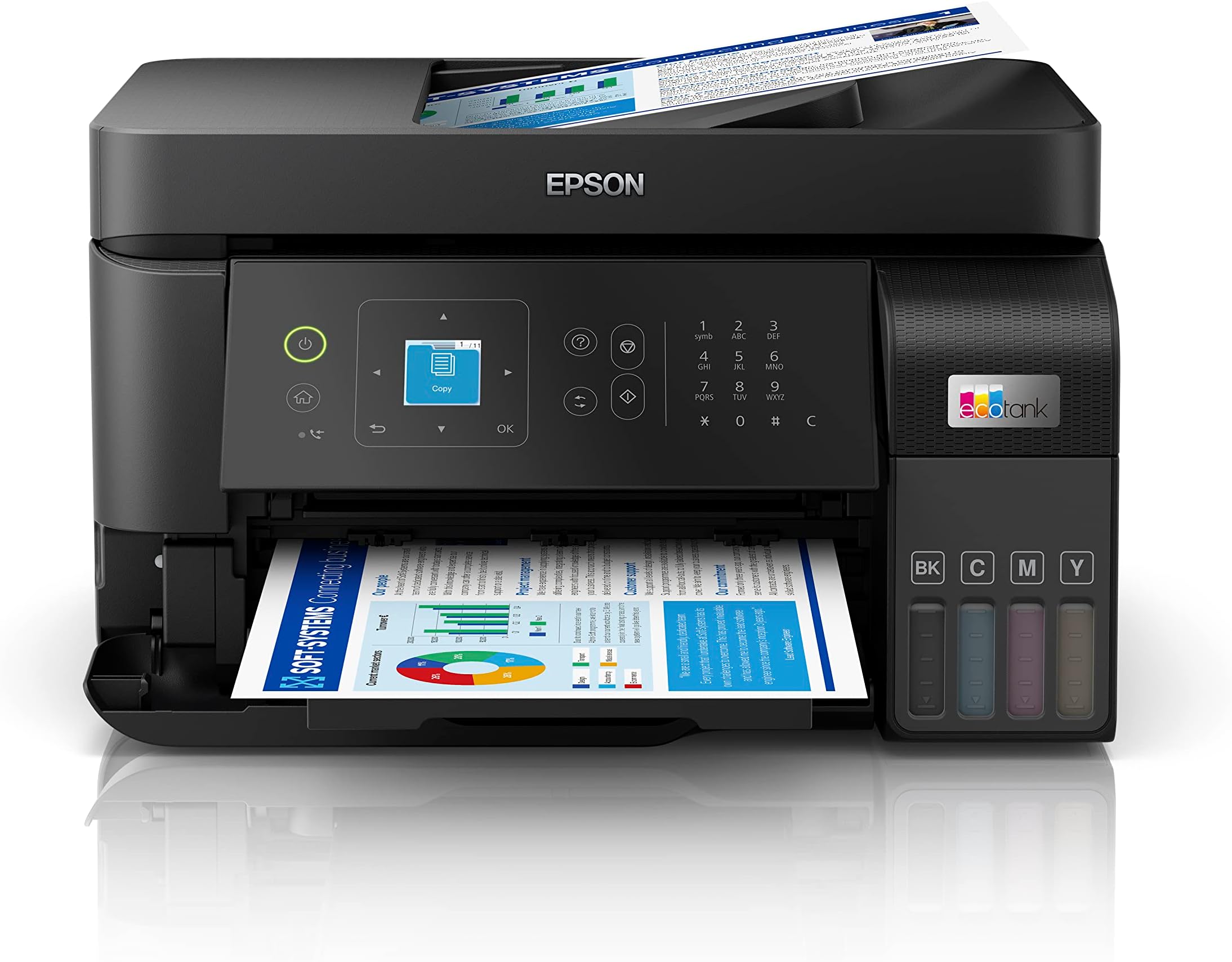 Epson L3560A4 Colour Ink jet with Ink Tank Print Copy Scan WiFi — 3
