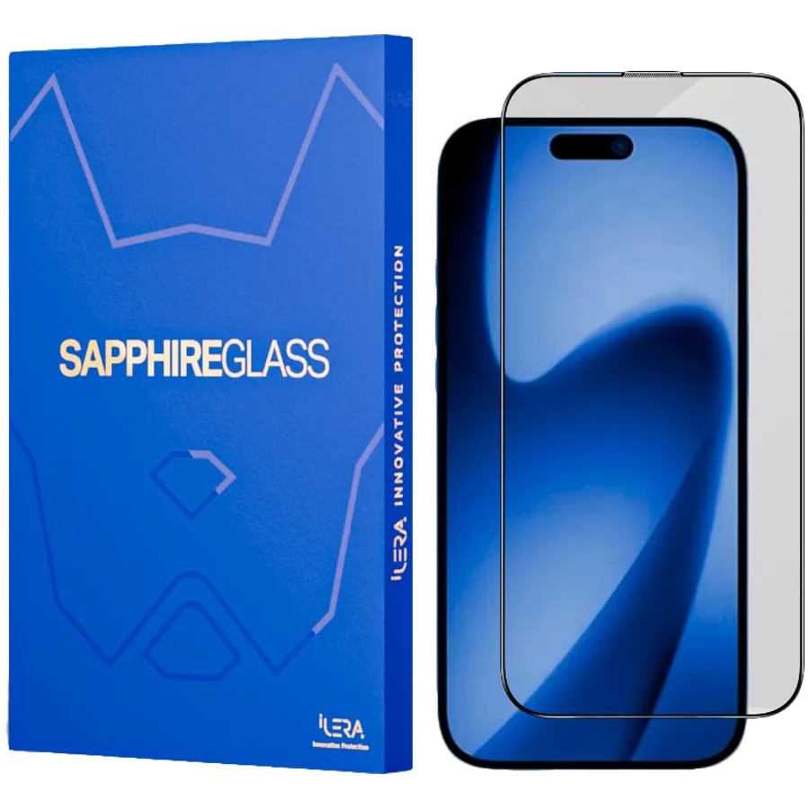 ILera Safety Glass for iPhone 18 Pro MaxSapphire Ultra Glass 2 — 3
