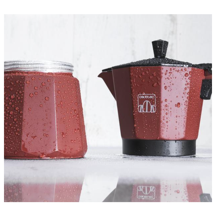 Cecotec 01665 Cafetera Italiana Cumbia Mokclassic 1200 Garnet — 3