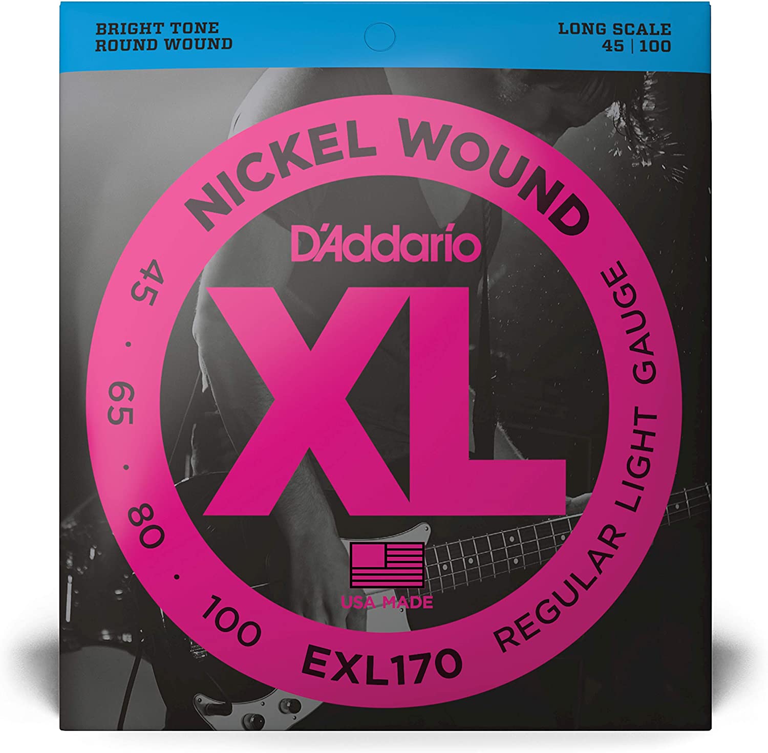 D Addario EXL170 Bass Guitar Strings Set — 2