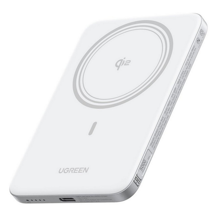 UGREEN MagFlow Air Qi2 Ultra-Slim Power Bank 5000mAh 95931B — 2