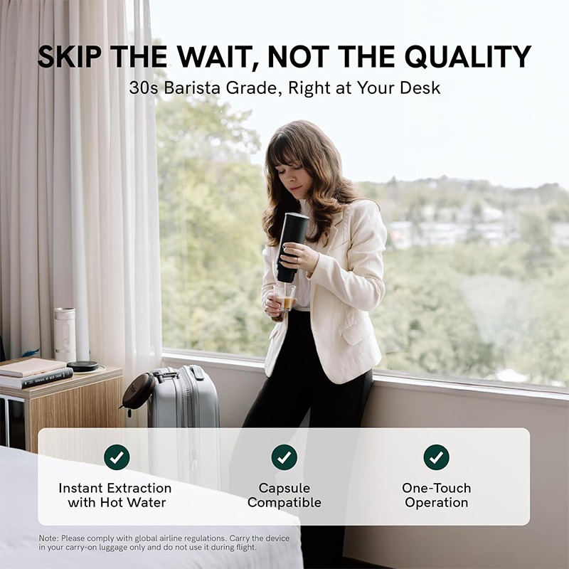 Travel Coffee Maker Set OutIn Nano OTEM-01-FG-Bag Forest — 4