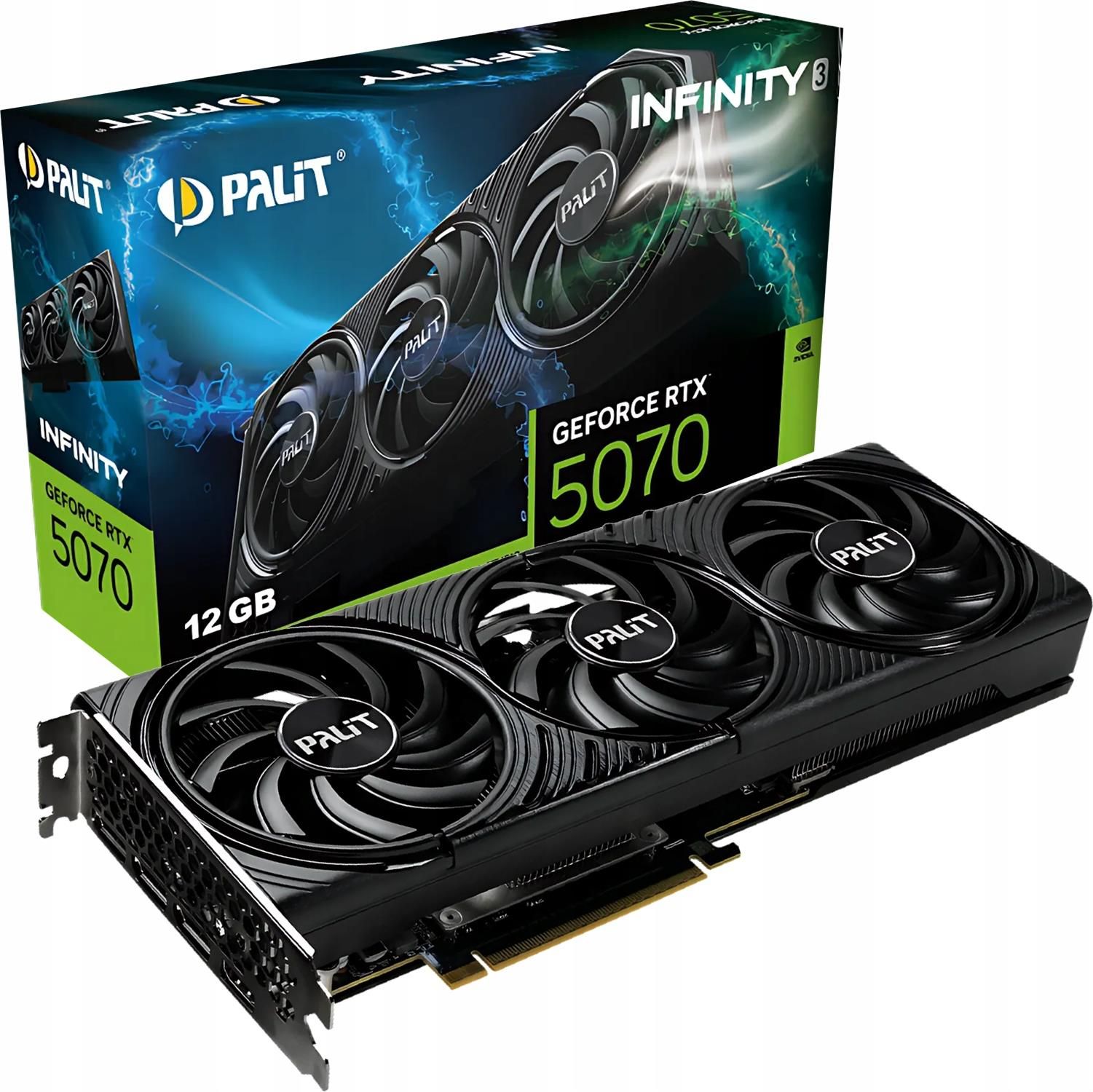 Graphics card Palit RTX 5070 Infinity GDDR7 192bit — 3