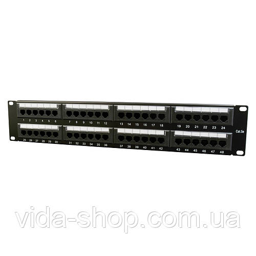 Gembird NPP C548CM-001 48port patch panel — 3