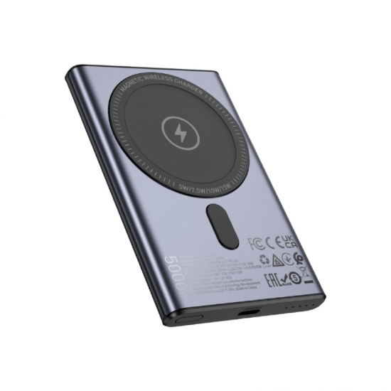 Hoco Q32 Bird PD20W Wireless Magnetic Power Bank 5000mAh Metal — 2