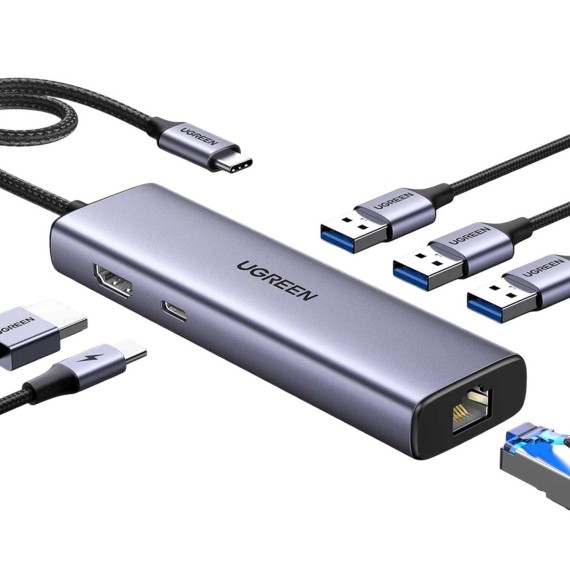 Usb-hub UGREEN CM512 6-in-1 USB-C 45000 — 2