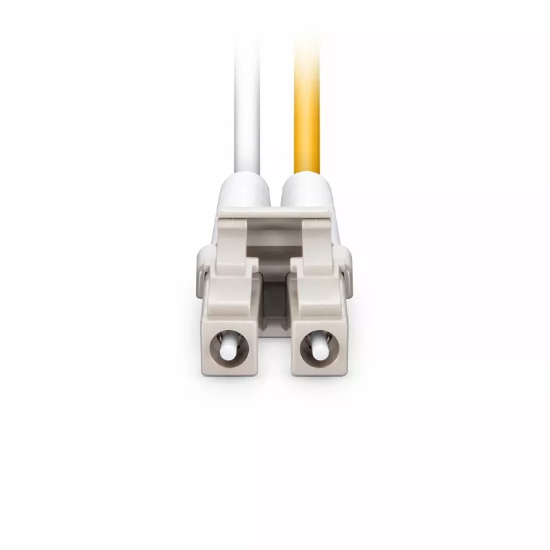 FS.COM 10m 33ft LC UPC to LC UPC Duplex OM3 Multimode PVC OFNR 2.0mm — 3