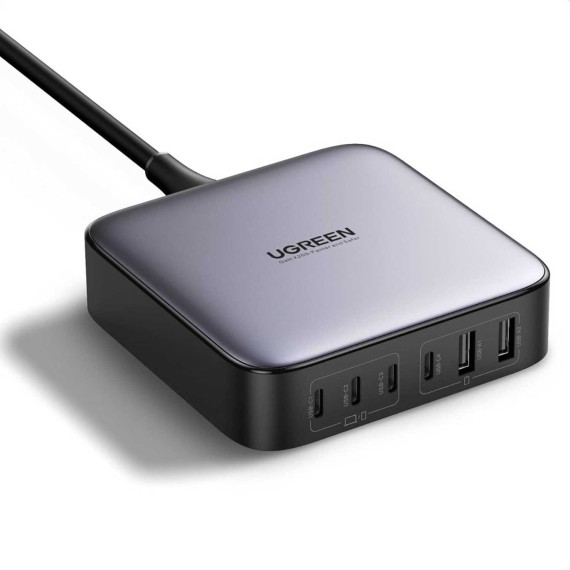 Power adapter UGREEN Nexode USB-C Gan 6 Ports Desktop 40914 200W — 2