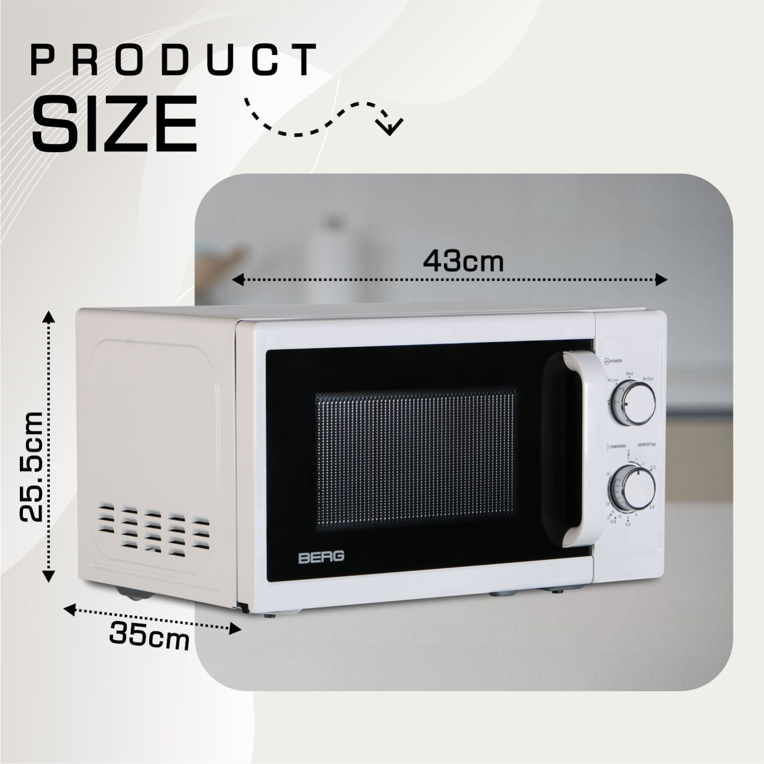 Microwave oven BERG BMW-20W — 3