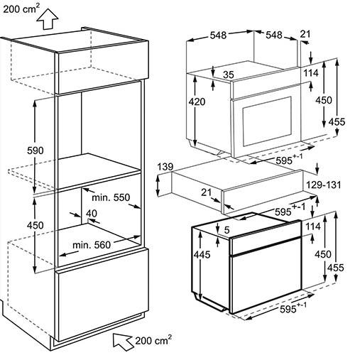 Built-in freezer AEG KBK994519M — 5